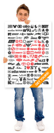 We Love Logos Poster by Pananna
