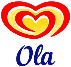 Ola Ice Cream vector preview logo