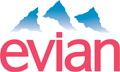 Rated 3.6 the Evian logo
