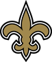 Rated 4.9 the New Orleans Saints logo