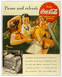 coca-cola poster