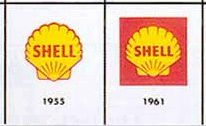 shell pecten logo evolution
