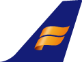 Rated 3.7 the Icelandair logo