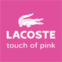Rated 3.3 the Lacoste Touch of Pink logo
