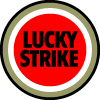 Rated 3.9 the Lucky Strike logo