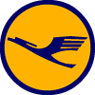 Rated 3.9 the Lufthansa logo