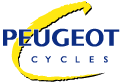 Rated 4.9 the Peugeot Cycles logo