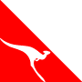 Rated 4.0 the Qantas logo