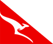 Rated 3.9 the Qantas logo
