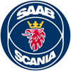 Rated 3.7 the Saab-Scania logo