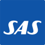 Rated 3.1 the Scandinavian Airlines logo