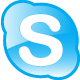 Rated 4.0 the Skype logo
